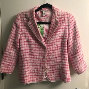 Lilly Pulitzer Audrey Jacket Blazer size 6 pink